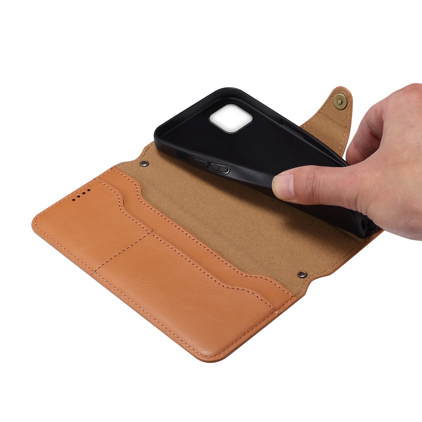 DENIOR For Samsung Galaxy A22 5G (EU Version) Wallet Case Stand Leather Phone Cover DENIOR For Samsung Galaxy A22 5G (EU Version) Wallet Case Stand Leather Phone Cover